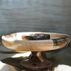 شیرینی خوری چوبی خراطی