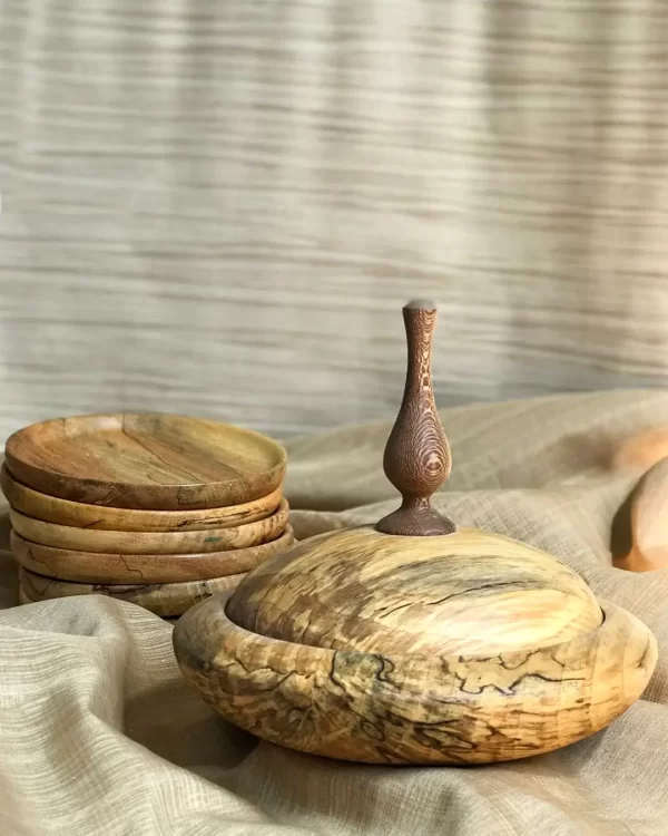 شکلات خوری چوب گردو - Image 4