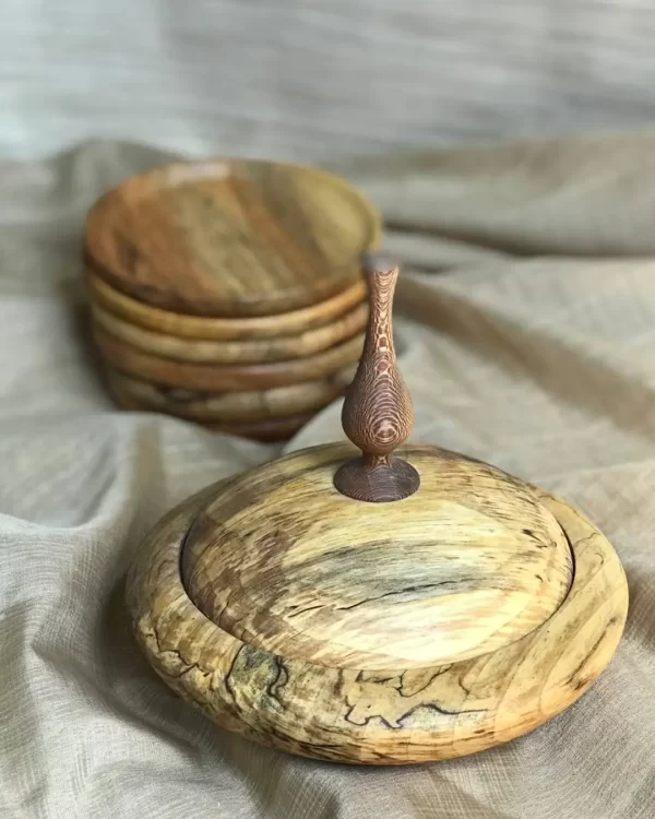 شکلات خوری چوب گردو - Image 3