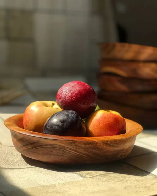 بشقاب چوب گلابی - Image 3