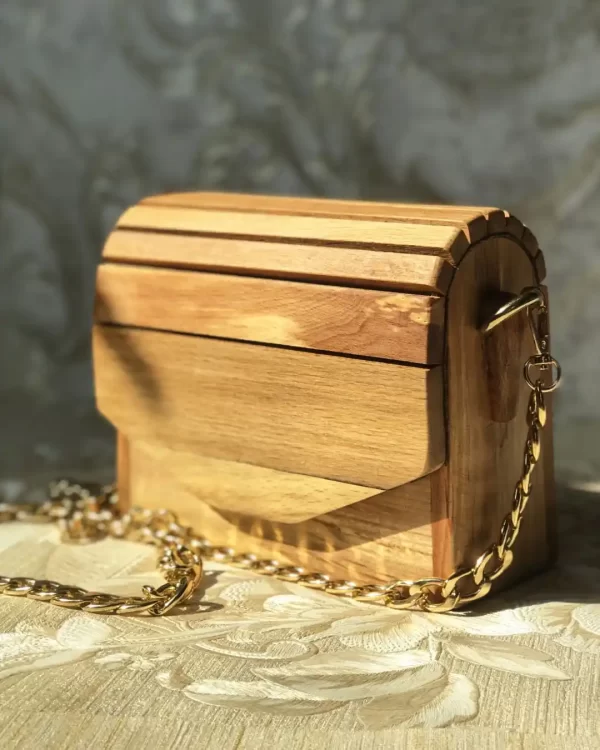 کیف چوبی سایز کوچک - Image 3