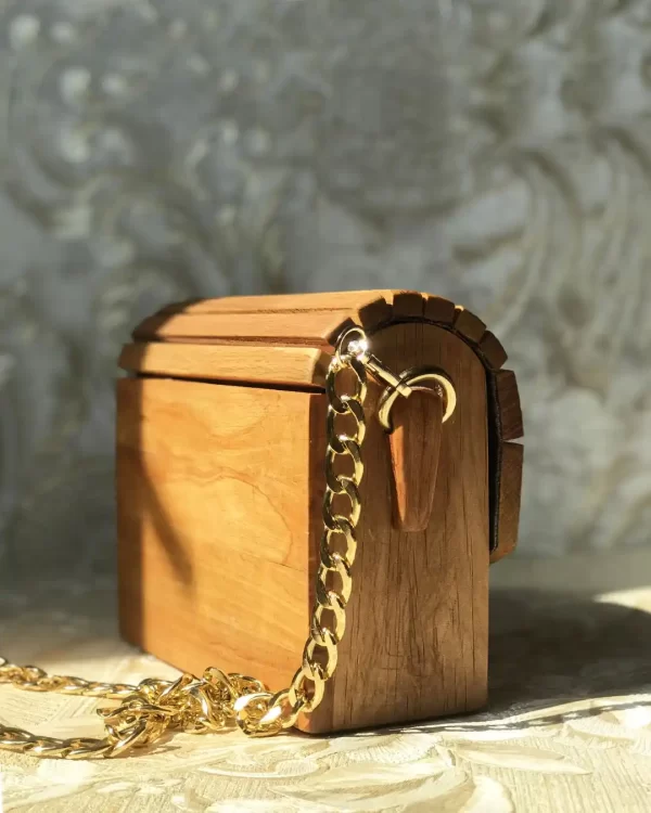 کیف چوبی سایز کوچک - Image 4