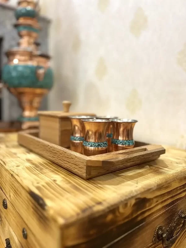سینی سایز متوسط چوب بلوط - Image 3
