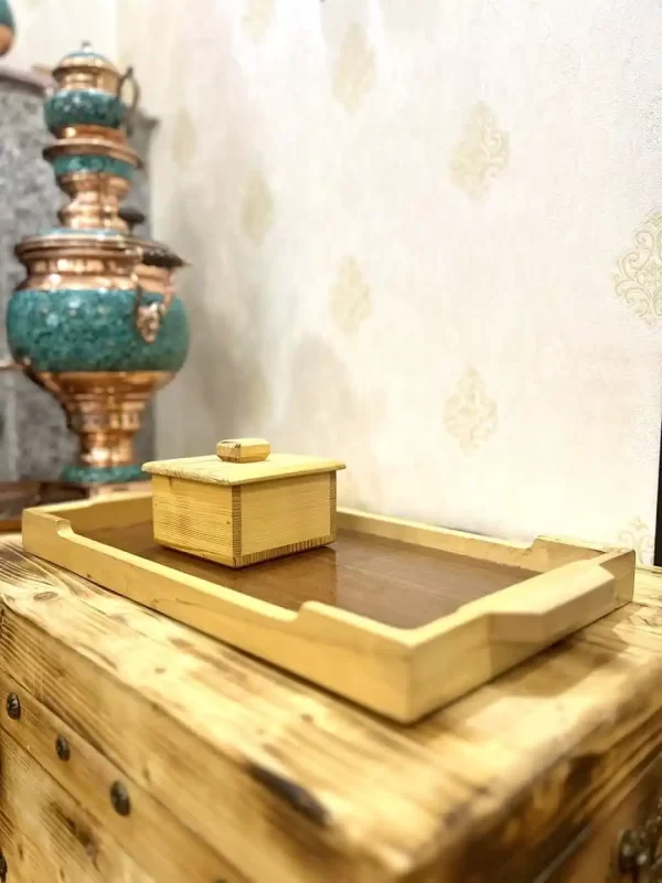 سینی بزرگ چوب برزیلی