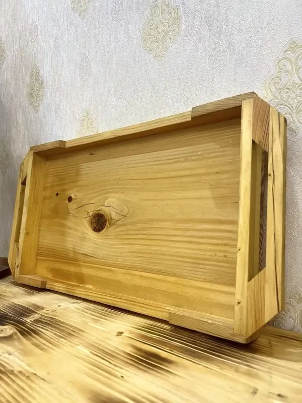 سینی سایز بزرگ چوب روسی