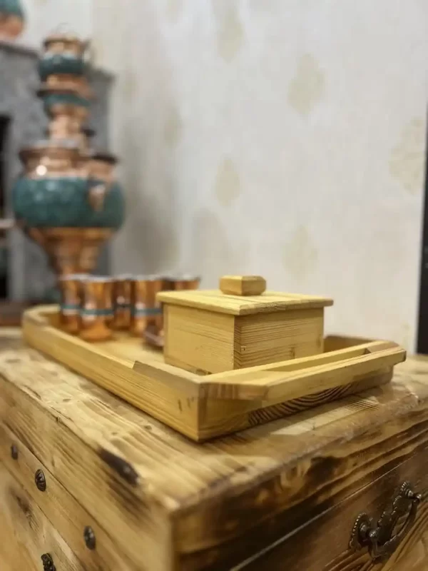 سینی سایز بزرگ چوب روسی